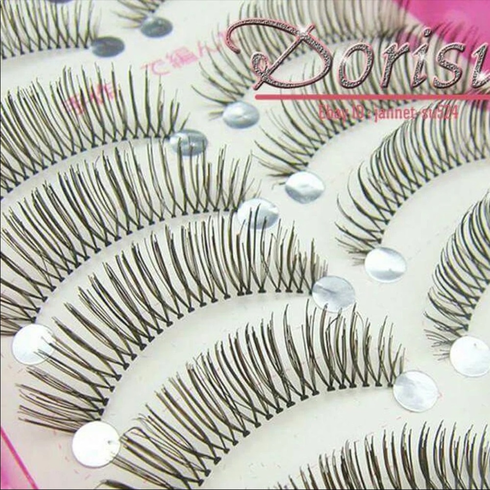10 pairs long natural lashes soft daily look